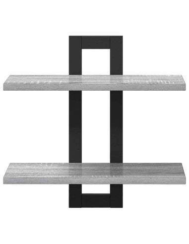 Scaffali flottanti Sonoma grigio 40 x 15 x 40 cm