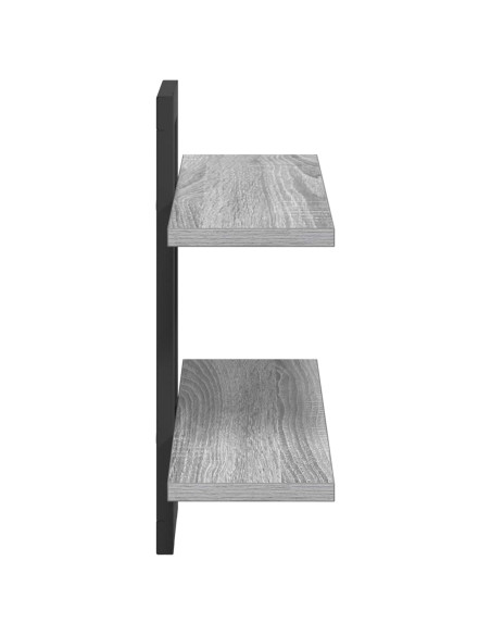 Scaffali flottanti Sonoma grigio 40 x 15 x 40 cm
