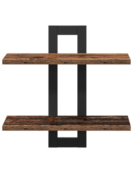 Scaffali flottanti Legno antico 40 x 15 x 40 cm