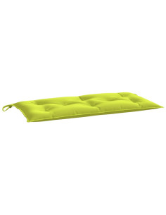 Cuscino per Panca Verde Brillante 100x50x7 cm in Tessuto Oxford