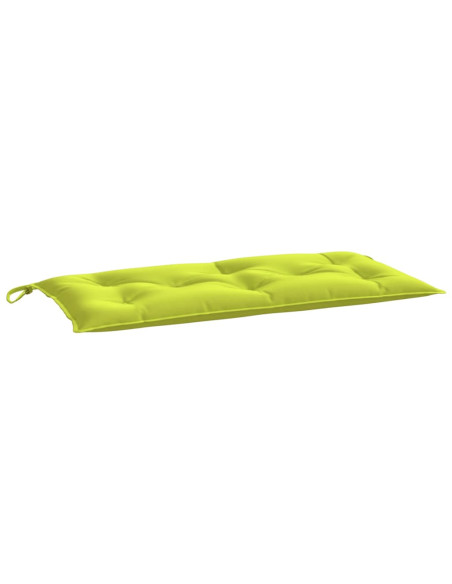 Cuscino per Panca Verde Brillante 100x50x7 cm in Tessuto Oxford