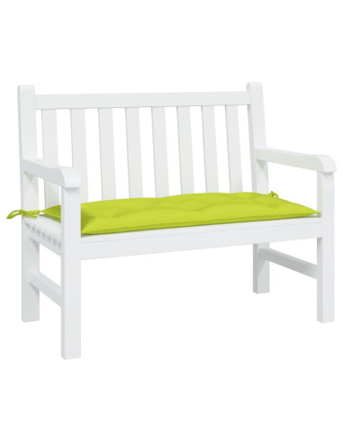 Cuscino per Panca Verde Brillante 100x50x7 cm in Tessuto Oxford