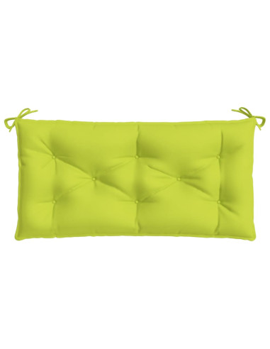 Cuscino per Panca Verde Brillante 100x50x7 cm in Tessuto Oxford