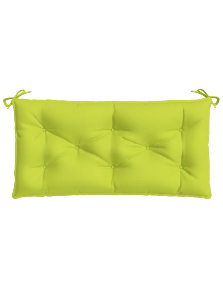 Cuscino per Panca Verde Brillante 100x50x7 cm in Tessuto Oxford