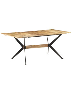 Tavolo da Pranzo 180x90x76 cm in Legno Massello di Mango
