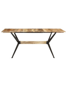 Tavolo da Pranzo 180x90x76 cm in Legno Massello di Mango 2