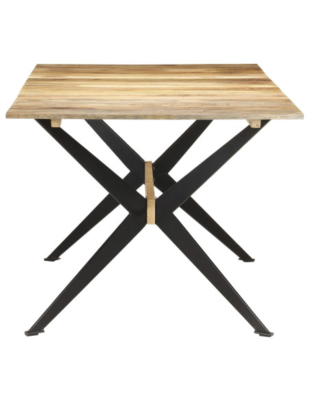 Tavolo da Pranzo 180x90x76 cm in Legno Massello di Mango