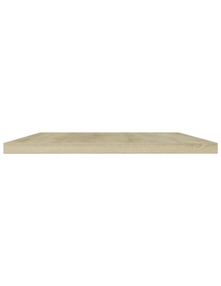 Ripiani per Libreria 8pz Rovere Sonoma 60x40x1,5cm Multistrato