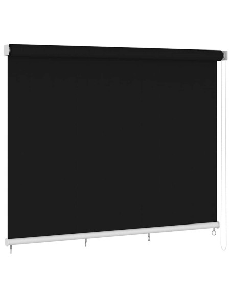 Tenda a Rullo per Esterni 400x230 cm Nera