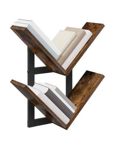 Mensola a muro flottante Rovere Fumo 43 x 15 x 47 cm