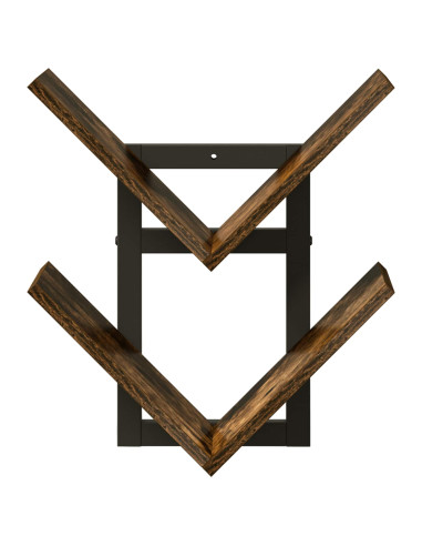Mensola a muro flottante Rovere Fumo 43 x 15 x 47 cm