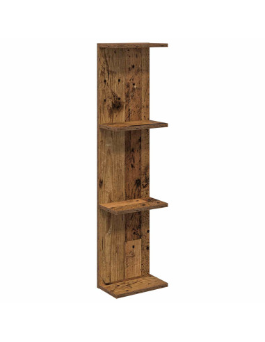 Scaffale da parete Legno antico 22 x 15 x 100 cm