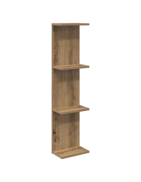 Scaffale da parete Rovere Artigianale 22 x 15 x 100 cm