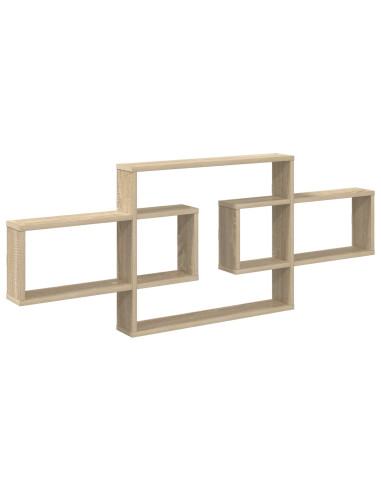 Scaffale da parete Rovere Sonoma 130 x 10 x 50 cm