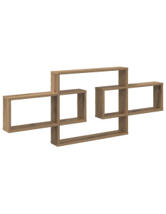 Scaffale da parete Rovere Artigianale 130 x 10 x 50 cm
