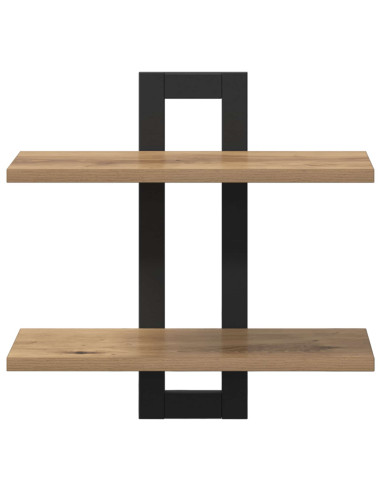 Scaffali flottanti Rovere Artigianale 40 x 15 x 40 cm