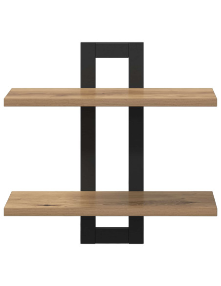 Scaffali flottanti Rovere Artigianale 40 x 15 x 40 cm