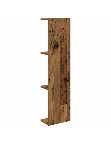 Scaffale da parete Legno antico 22 x 15 x 100 cm