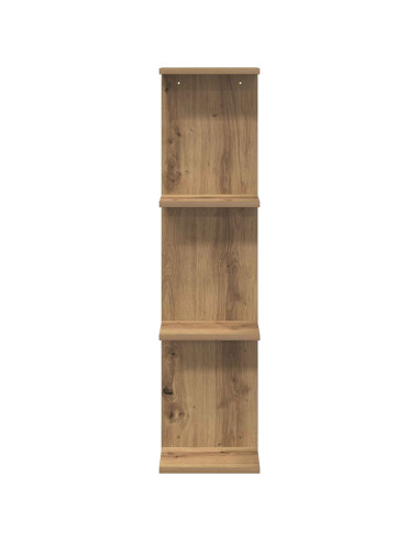 Scaffale da parete 2 pcs Rovere Artigianale 22 x 15 x 100 cm