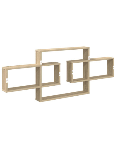 Scaffale da parete Rovere Sonoma 130 x 10 x 50 cm