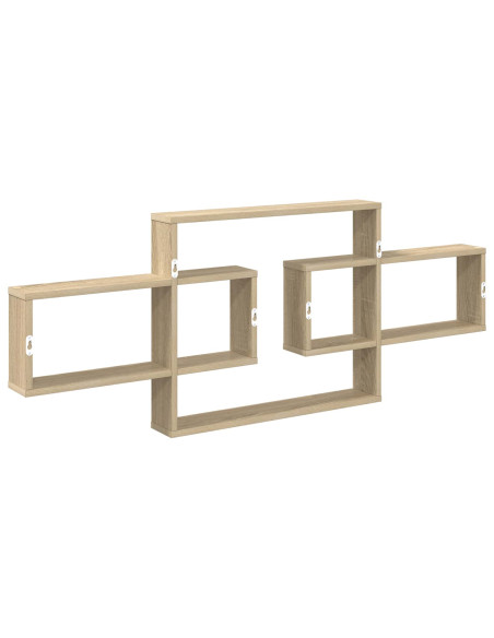 Scaffale da parete Rovere Sonoma 130 x 10 x 50 cm