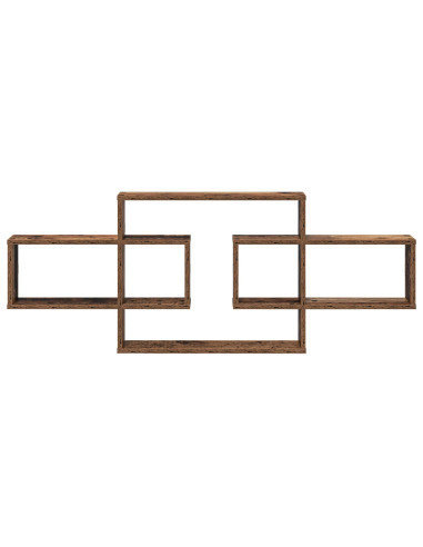 Scaffale da parete Legno antico 130 x 10 x 50 cm