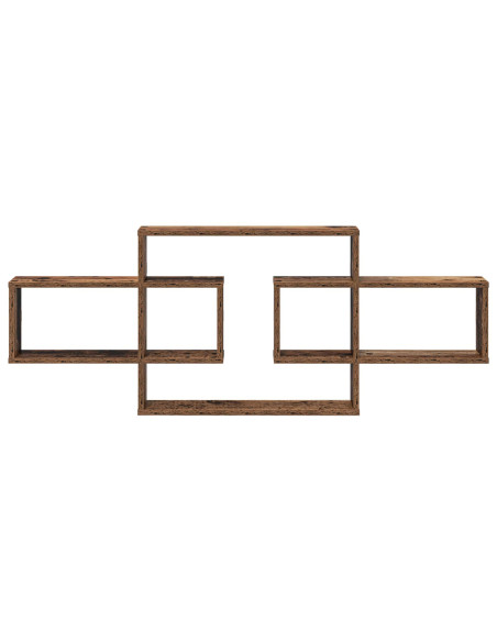 Scaffale da parete Legno antico 130 x 10 x 50 cm