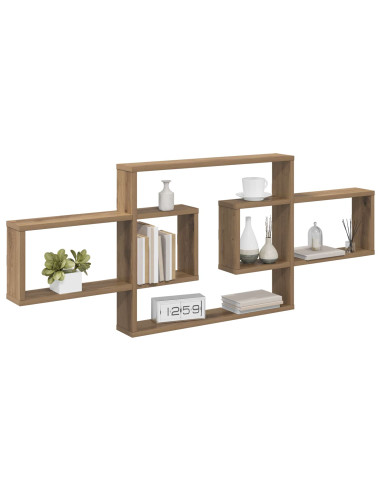 Scaffale da parete Rovere Artigianale 130 x 10 x 50 cm