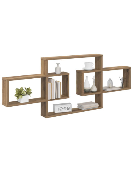 Scaffale da parete Rovere Artigianale 130 x 10 x 50 cm
