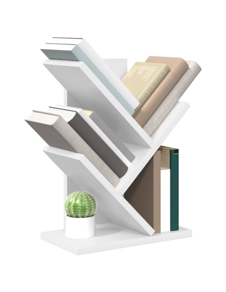 Scaffale per Libri a Forma di Albero 3 Strati 30 x 18 x 40 cm