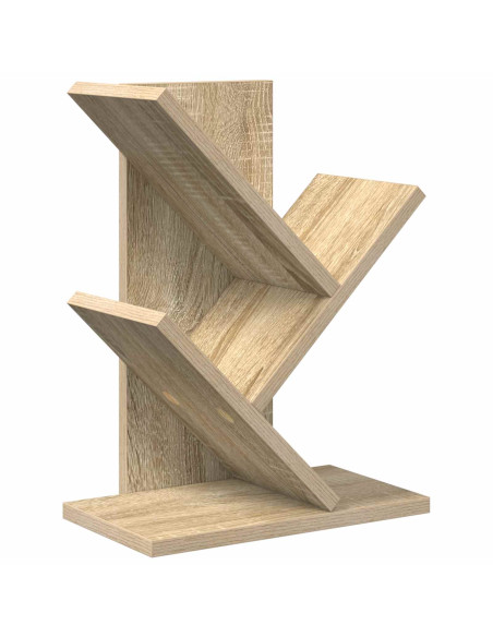 Scaffale per Libri a Forma di Albero 3 Strati 30 x 18 x 40 cm