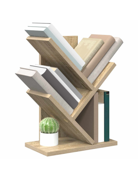 Scaffale per Libri a Forma di Albero 3 Strati 30 x 18 x 40 cm