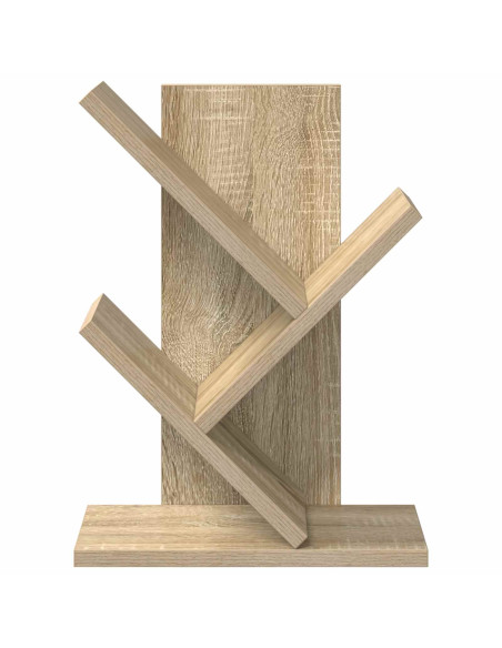 Scaffale per Libri a Forma di Albero 3 Strati 30 x 18 x 40 cm