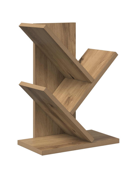 Scaffale per Libri a Forma di Albero 3 Strati 30 x 18 x 40 cm