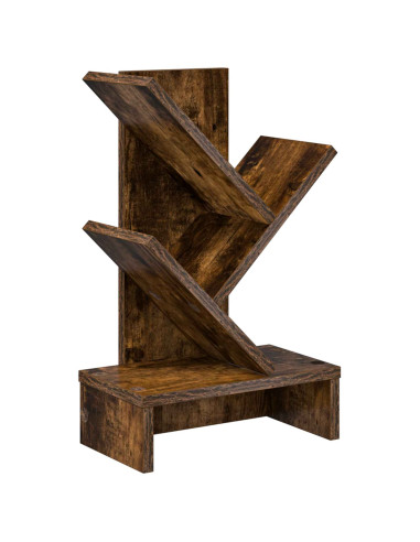 Scaffale per Libri a Forma di Albero 3 Strati 30 x 18 x 48 cm