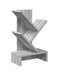 Scaffale per Libri a Forma di Albero 3 Strati 30 x 18 x 48 cm