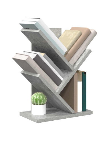 Scaffale per Libri a Forma di Albero 3 Strati 30 x 18 x 40 cm