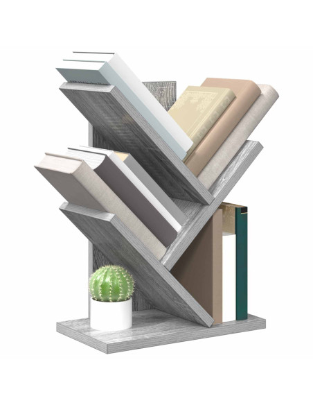 Scaffale per Libri a Forma di Albero 3 Strati 30 x 18 x 40 cm