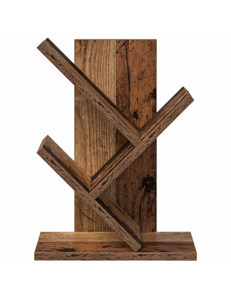 Scaffale per Libri a Forma di Albero 3 Strati 30 x 18 x 40 cm