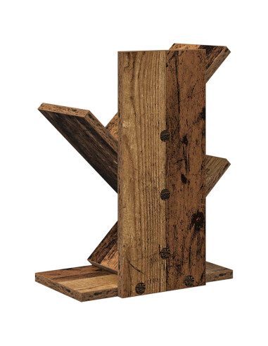 Scaffale per Libri a Forma di Albero 3 Strati 30 x 18 x 40 cm