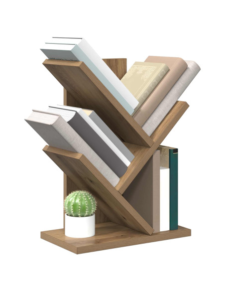 Scaffale per Libri a Forma di Albero 3 Strati 30 x 18 x 40 cm