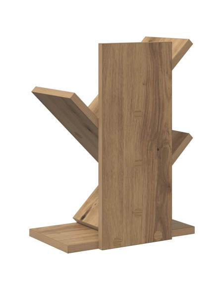 Scaffale per Libri a Forma di Albero 3 Strati 30 x 18 x 40 cm