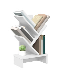 Scaffale per Libri a Forma di Albero 3 Strati 30 x 18 x 48 cm 2