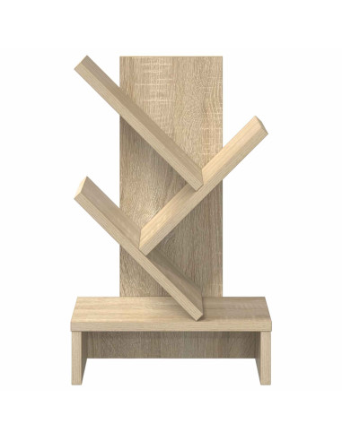 Scaffale per Libri a Forma di Albero 3 Strati 30 x 18 x 48 cm