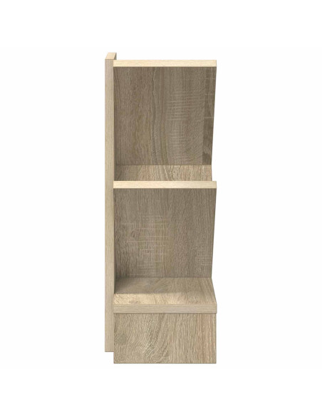 Scaffale per Libri a Forma di Albero 3 Strati 30 x 18 x 48 cm