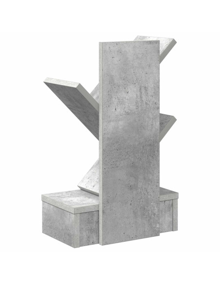 Scaffale per Libri a Forma di Albero 3 Strati 30 x 18 x 48 cm