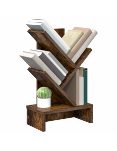 Scaffale per Libri a Forma di Albero 3 Strati 30 x 18 x 48 cm 2