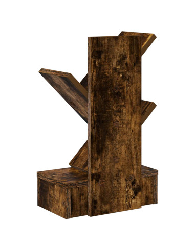 Scaffale per Libri a Forma di Albero 3 Strati 30 x 18 x 48 cm