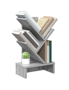 Scaffale per Libri a Forma di Albero 3 Strati 30 x 18 x 48 cm 2