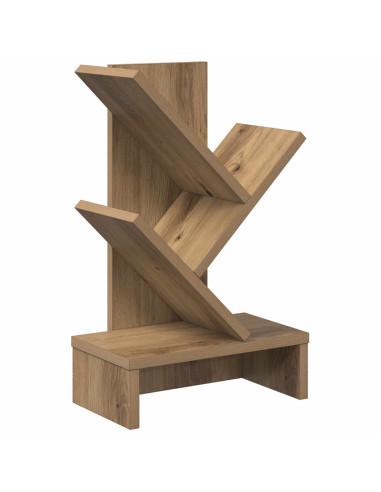 Scaffale per Libri a Forma di Albero 3 Strati 30 x 18 x 48 cm